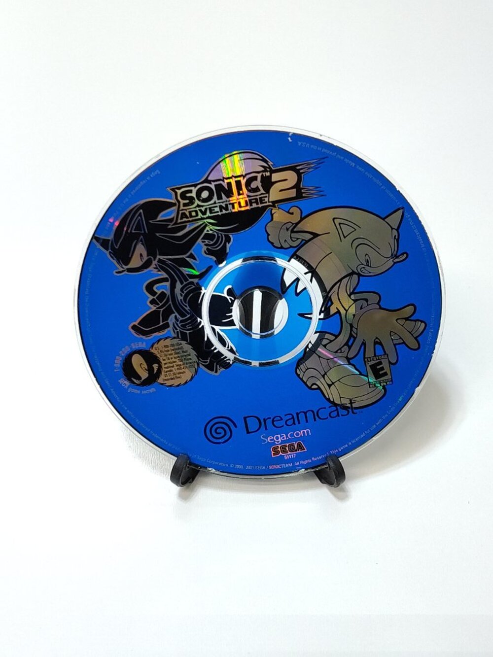 Sega Dreamcast Sonic Adventure 2 Retro 3D Platformer Video Game Disc Only Works